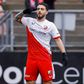 Ángel Alarcón a festejar o seu segundo golo pelo Utrecht