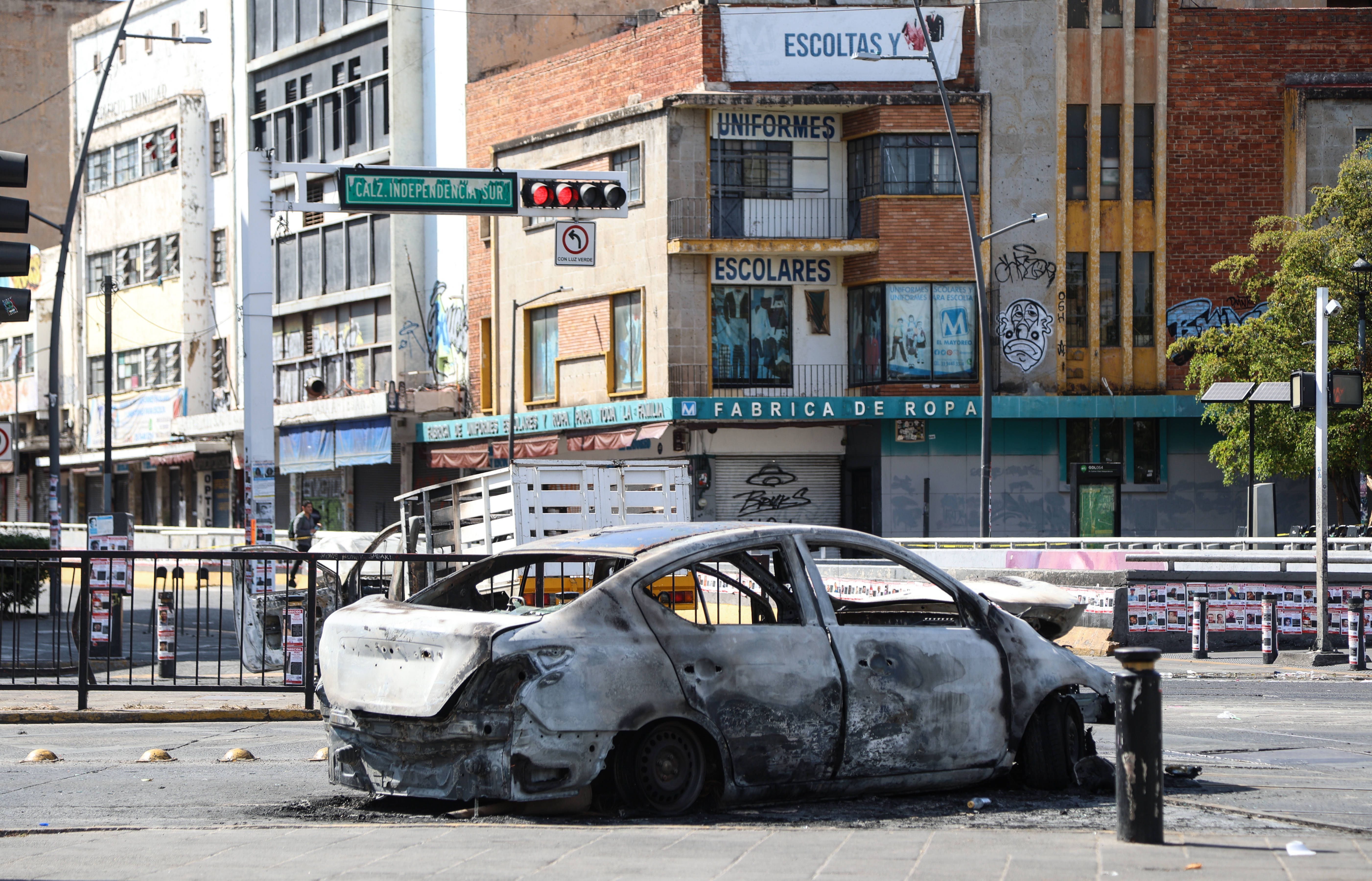 Violência e destruição por todo o México após morte de El Mencho, líder do Cartel de Jalisco - Foto: IMAGO