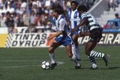 Oceano num FC Porto-Sporting da Taça de Portugal, em maio de 1987