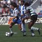 Oceano num FC Porto-Sporting da Taça de Portugal, em maio de 1987