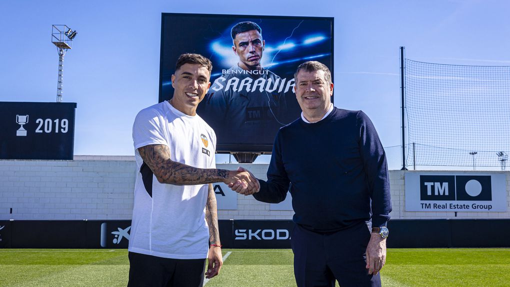 Saravia regressa ao futebol europeu - Foto: Valência