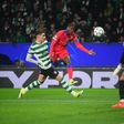 Iván Fresneda e Nuno Mendes defrontaram-se em Alvalade num Sporting-PSG na Champions