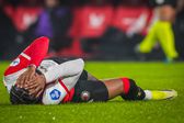 St. Juste foi substituído por precaução no último jogo do Feyenoord