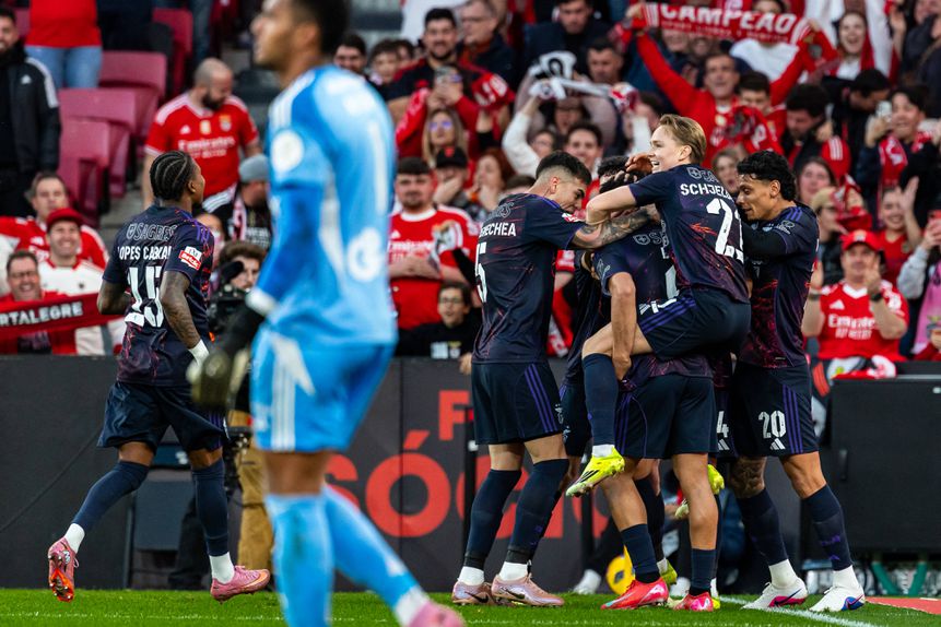 Benfica venceu o Aves SAD e continua invicto na Liga