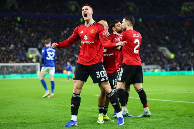 Benjamin Sesko só precisou de 13 minutos para marcar mais um golo e dar assim a vitória ao Manchester United - Foto: IMAGO