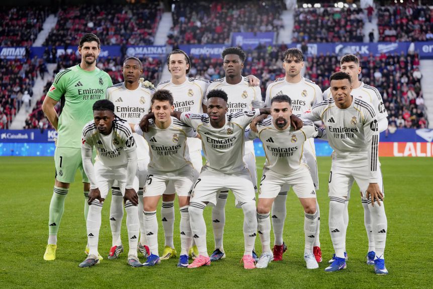 Equipa do Real Madrid em 2025/26 (IMAGO)