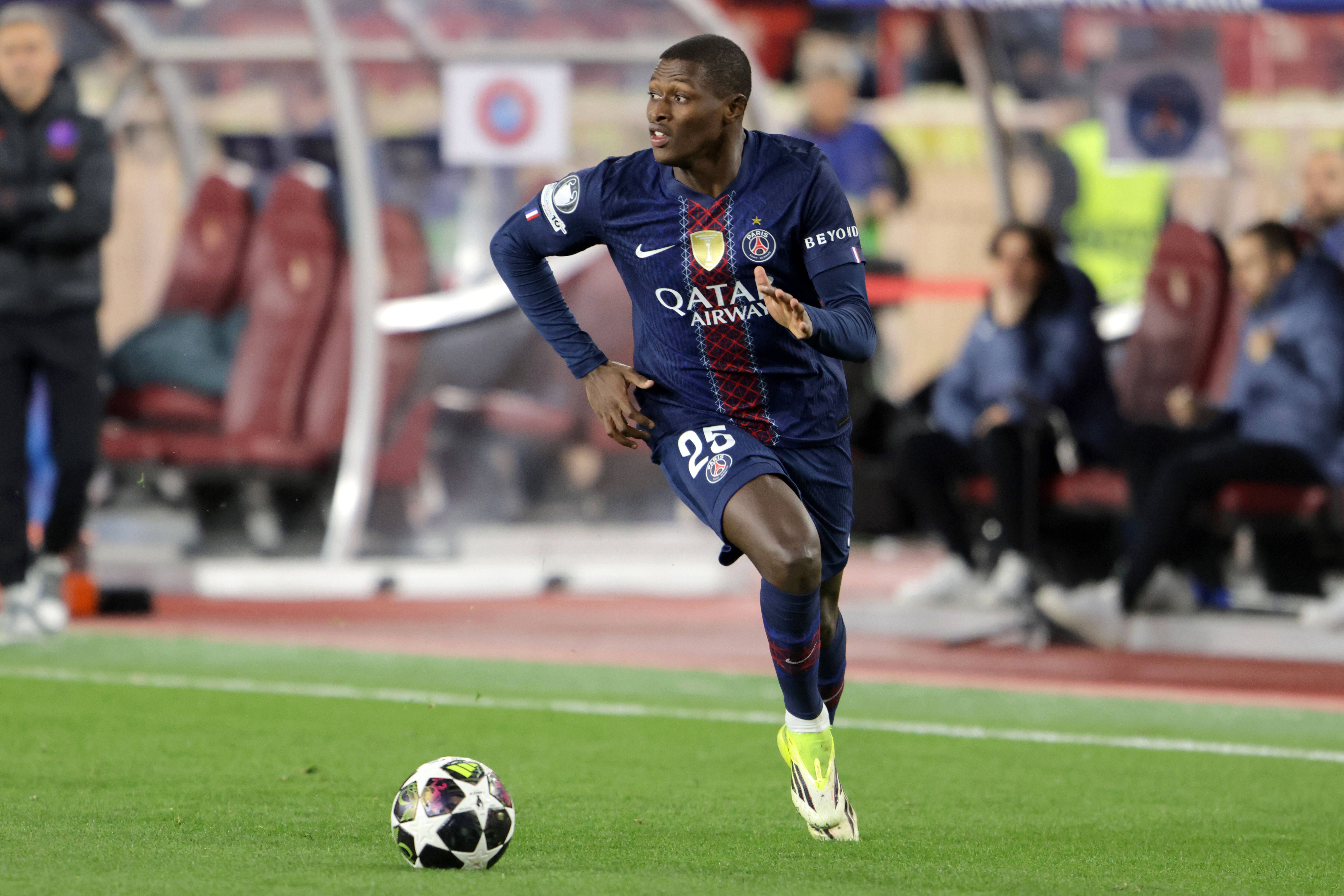 Nuno Mendes (PSG) - 36,12 km/h