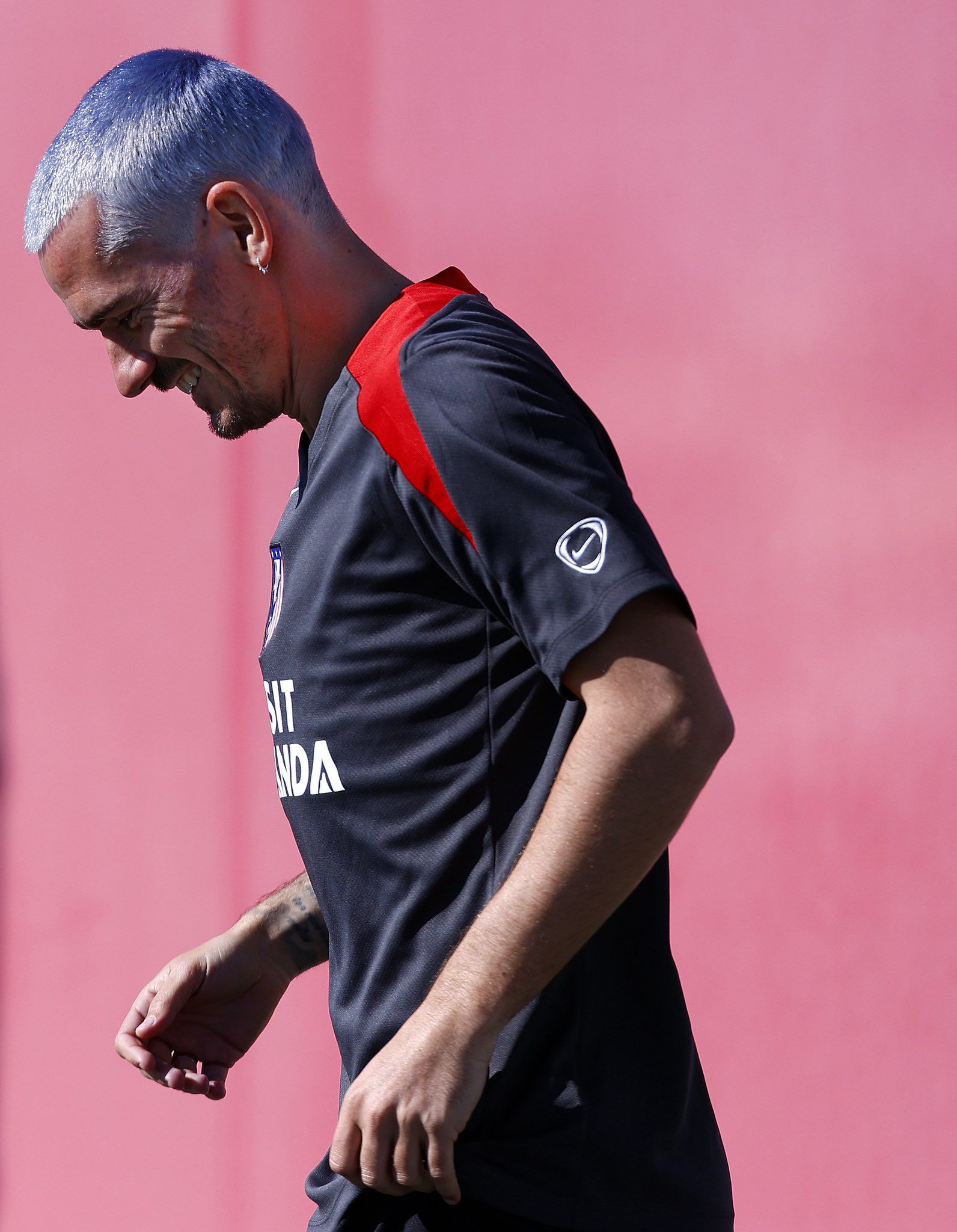 O novo penteado de Griezmann em 2026 (foto: Atlético Madrid)