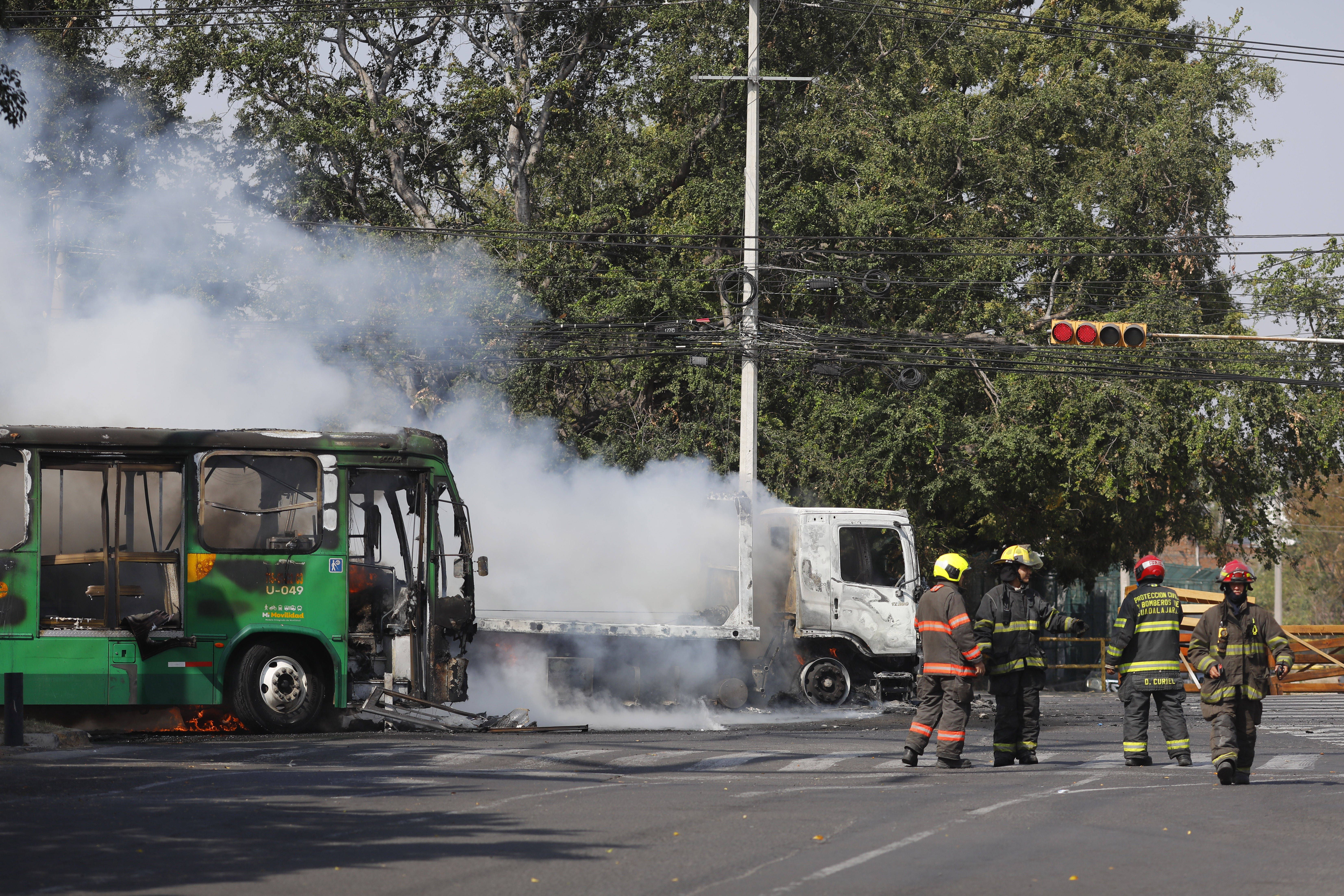 Violência e destruição por todo o México após morte de El Mencho, líder do Cartel de Jalisco - Foto: EPA
