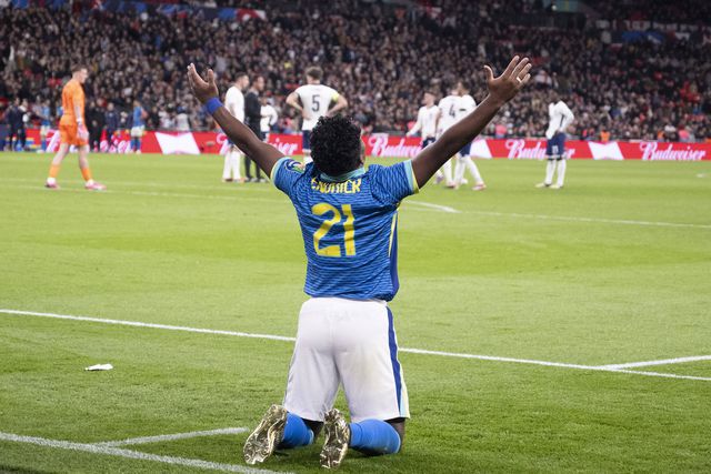 Endrick decidiu em Wembley e lembra: «Ouvi pessoas dizerem que eu não ia ser ninguém»