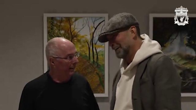 O encontro de Eriksson e Klopp e a troca de elogios