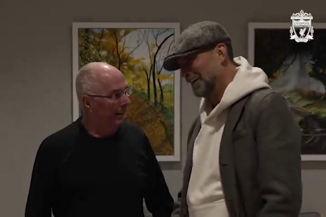 O encontro de Eriksson e Klopp e a troca de elogios