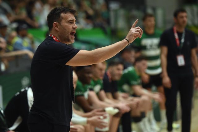 Ricardo Costa, treinador do andebol do Sporting (Miguel Nunes/ASF)