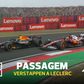 A ultrapassagem de Verstappen a Leclerc a três voltas do fim