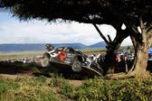 Apesar da imagem, Elfyn Evans venceu o Rali Safari com considerável tranquilidade (foto: IMAGO)