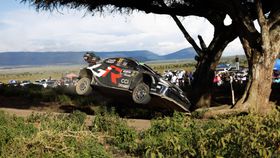 Elfyn Evans dá quinta vitória consecutiva à Toyota no Rali Safari