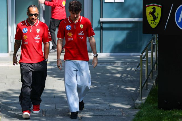 Lewis Hamilton e Charles Leclerc