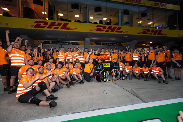 Festa da McLaren no Grande Prémio da China (foto: IMAGO)