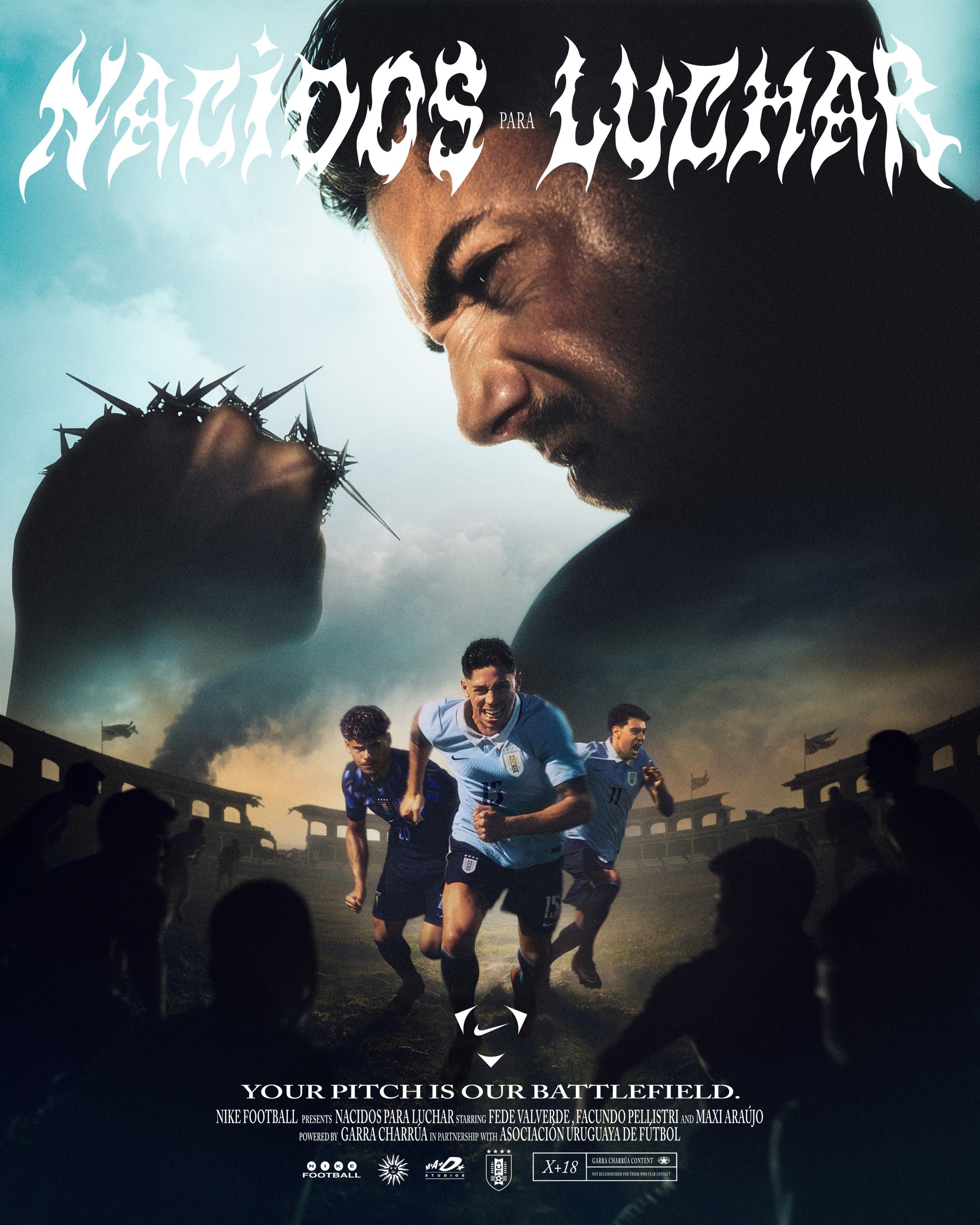 Os equipamentos do Uruguai para o Mundial 2026