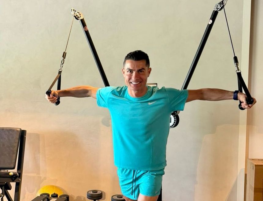 Cristiano Ronaldo partilhou recuperação - Foto: Ronaldo/Instagram