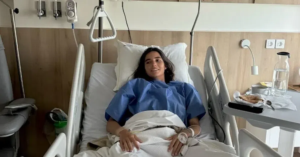 Teresa Bonvalot operada ao pé após seis meses de calvário devido a um ouriço