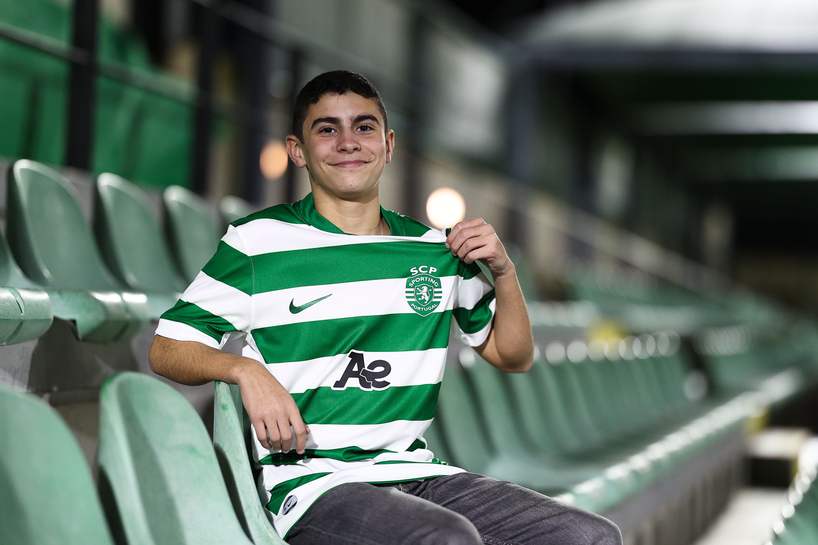 Dinis Tomás é a mais recente aposta da formação dos leões - Foto: SPORTING CP