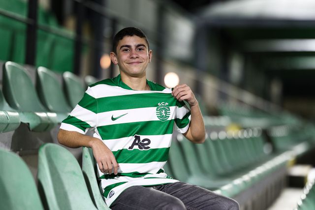 Dinis Tomás é a mais recente aposta da formação dos leões - Foto: SPORTING CP