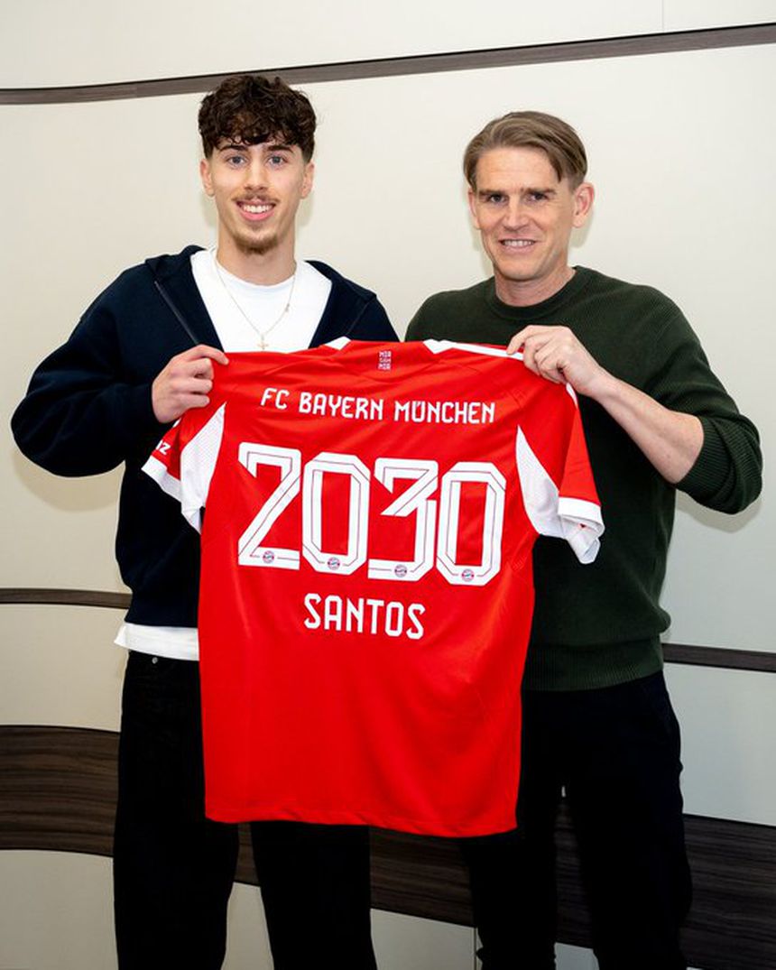 David Santos com Christoph Freund