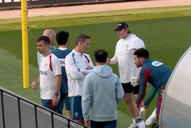 O primeiro treino de Portugal para a missão México e EUA