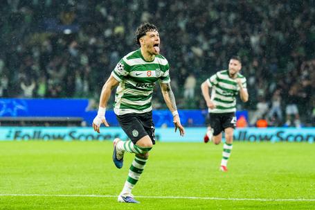 Maxi Araújo foi um dos heróis do Sporting nos oitavos da Champions com o Bodo/Glimt