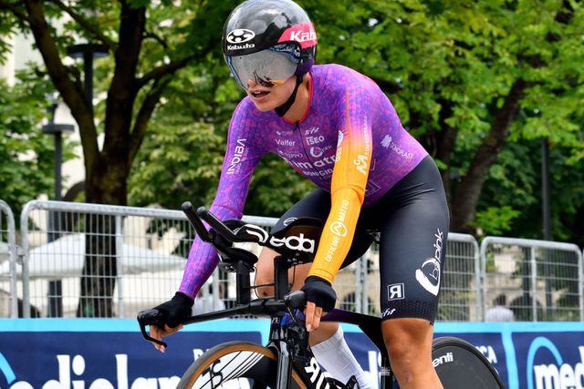 Linda Laporta, de 26 anos, terminou o Tour dos Emirados Árabes Unidos em 50.º lugar. IMAGO