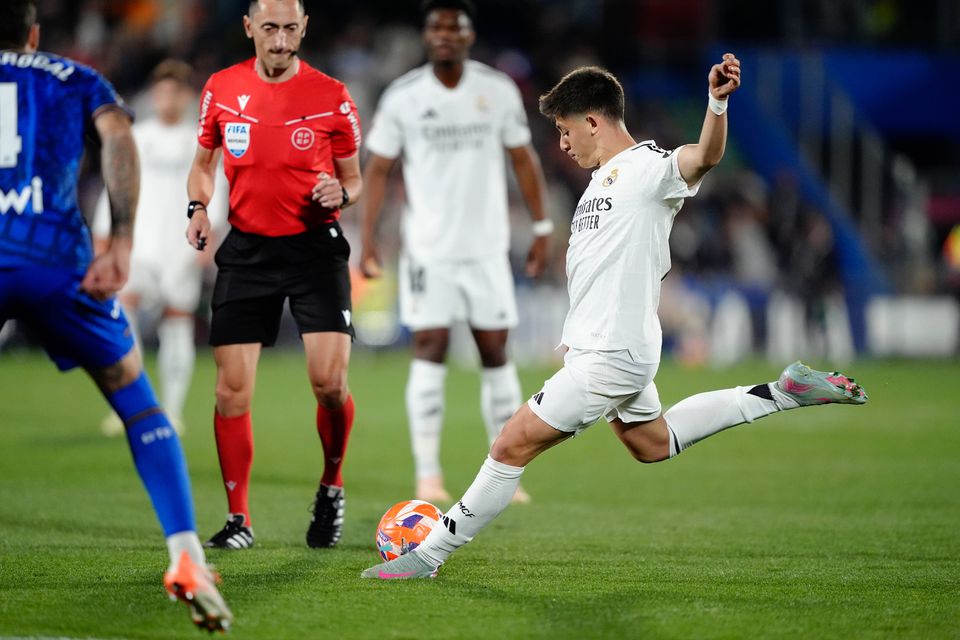 Arda Guler marcou o golo que deu a vitória ao Real Madrid frente ao Getafe  (FOTO IMAGO)
