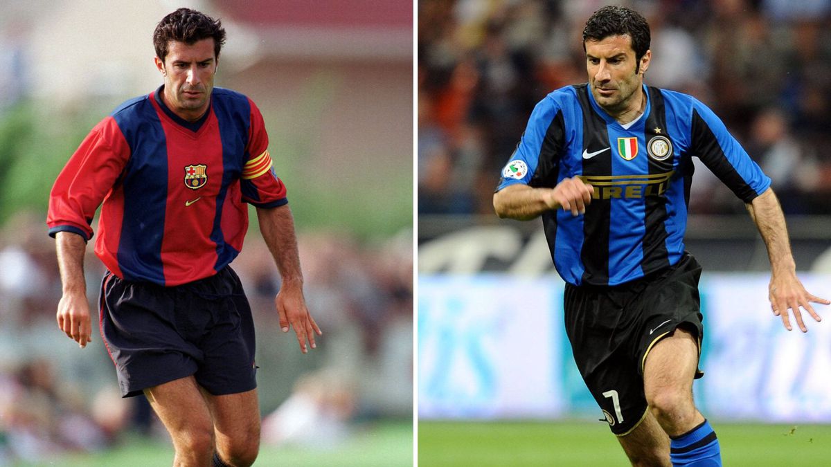 Barcelona ou Inter? Figo revela por qual vai torcer