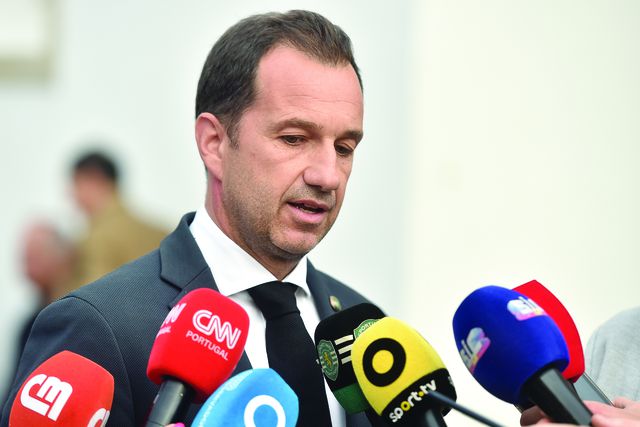 Frederico Varandas falou aos jornalistas mas recusou responder a perguntas