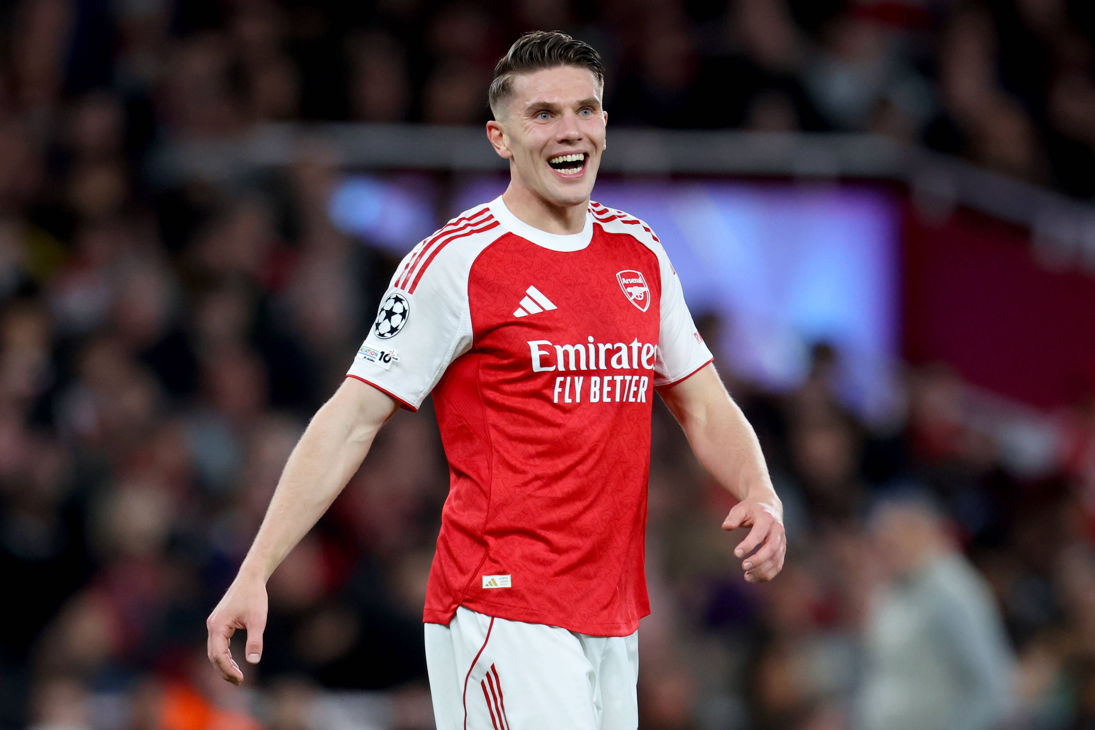 Viktor Gyokeres tem 18 golos na sua época de estreia no Arsenal