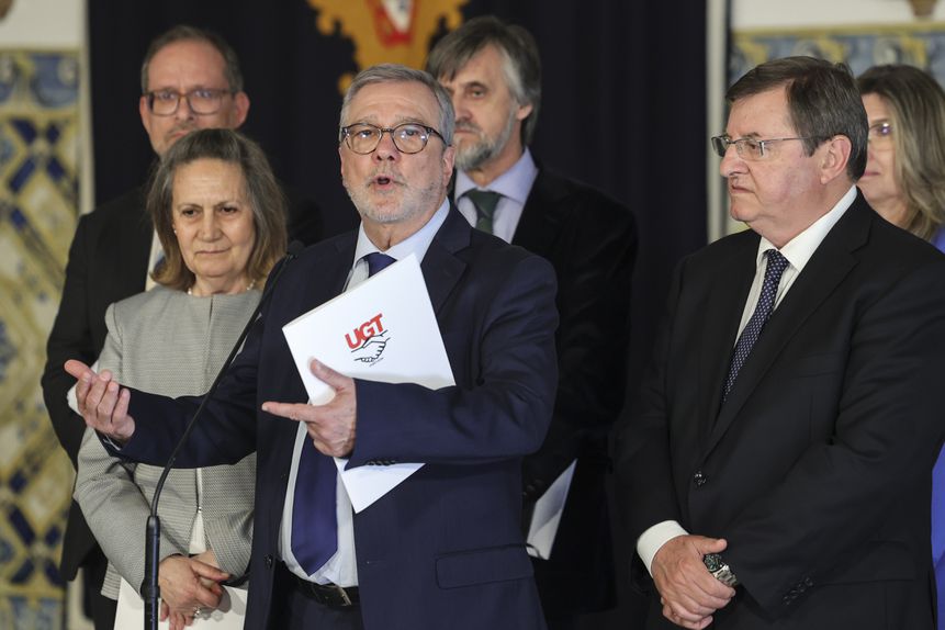 Mário Mourão, secretário-geral da UGT - Foto: Manuel de Almeida/LUSA