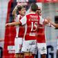 Festa dos jogadores do SC Braga após o golo de Pau Víctor, que deu a vitória diante do Casa Pia — Foto: Paulo Cunha/LUSA