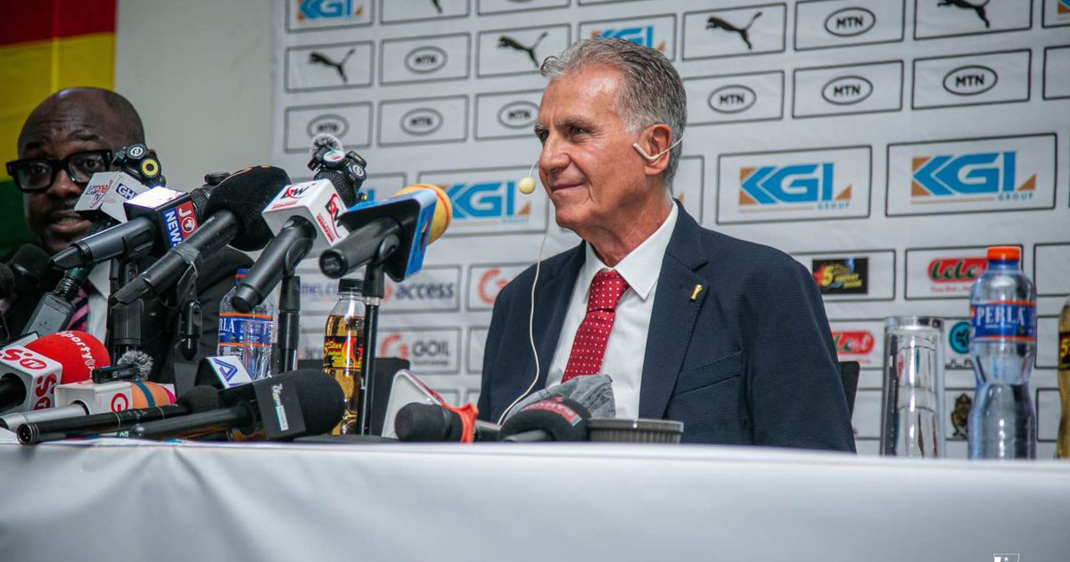 Queiroz apresentado no Gana: «É o maior desafio da minha vida»