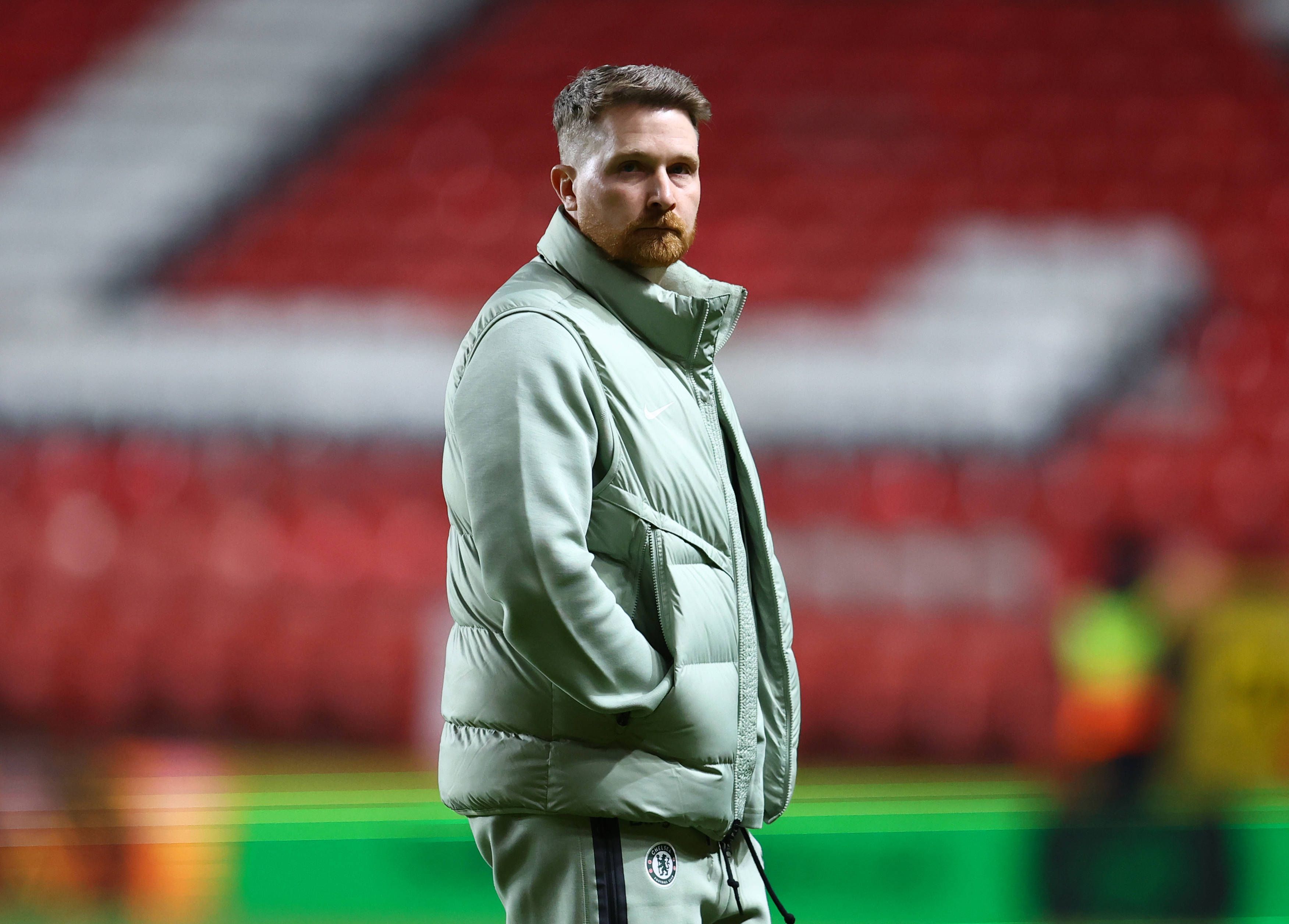 Calum McFarlane, treinador interino do Chelsea - Foto: IMAGO