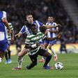 Bednarek em duelo com Quenda - Foto: EPA/ESTELA SILVA