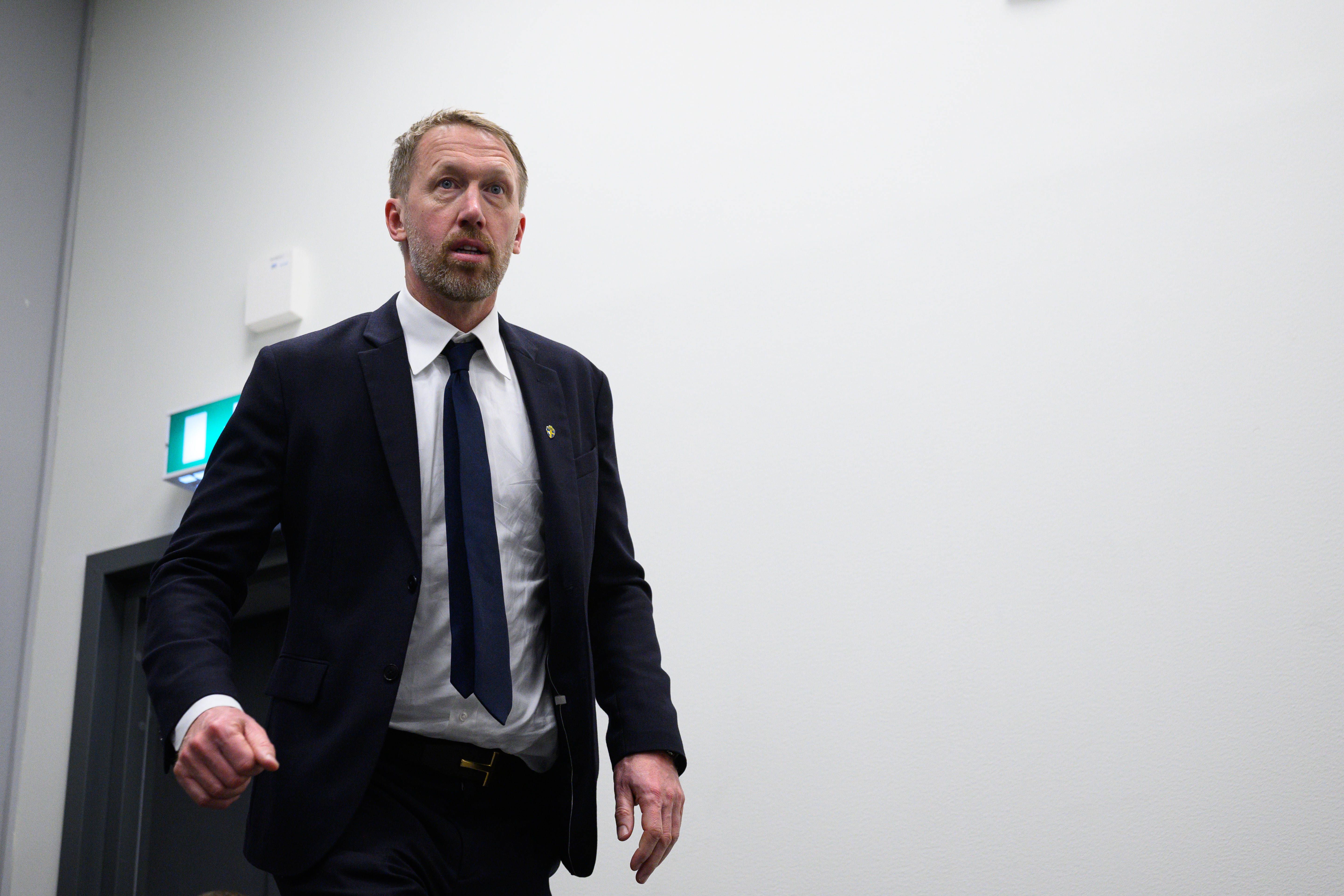 Graham Potter, selecionador da Suécia - Nacionalidade: Inglesa
