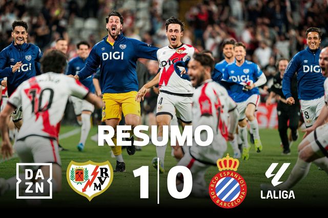 Quem não marca... sofre: Espanhol falha penálti e Rayo vence (resumo)