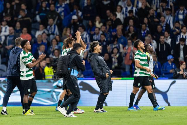 Sporting festejou no Dragão o acesso à final da Taça de Portugal