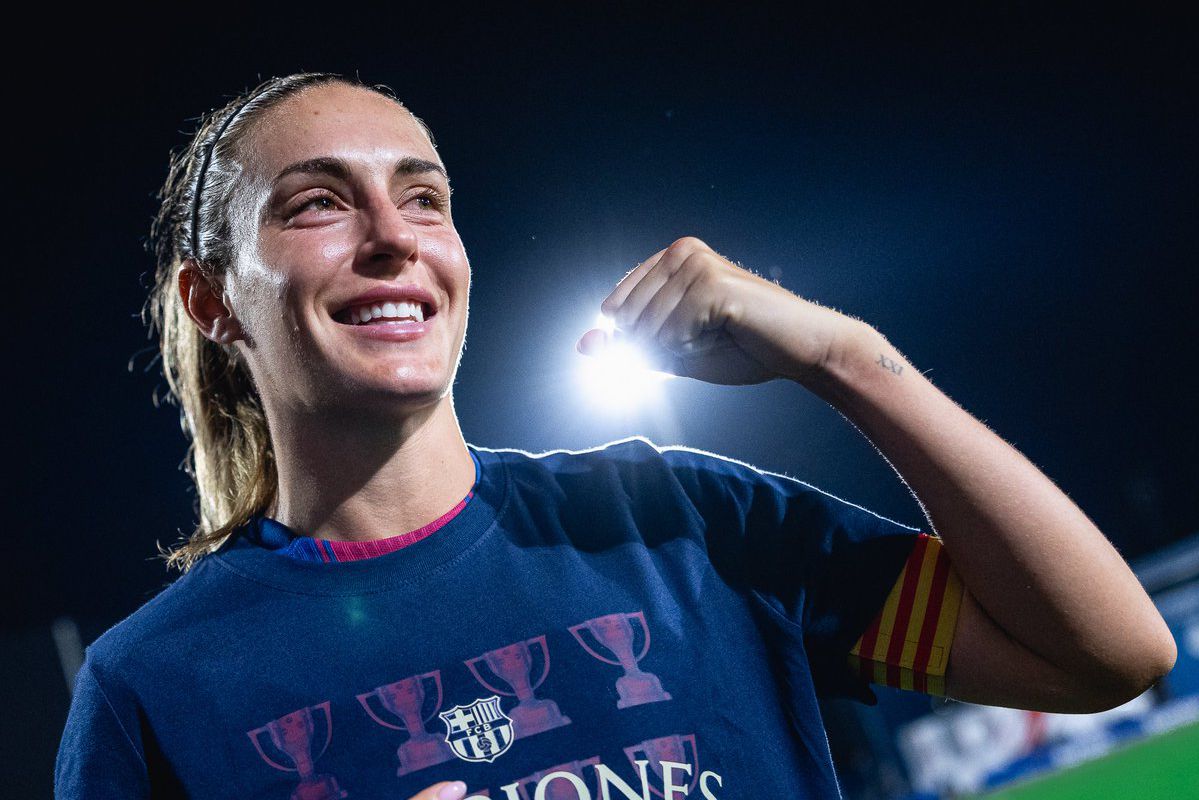 Alexia Putellas, capitã do Barcelona, de 32 anos - Foto: Barcelona