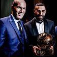 Karim Benzema foi treinado por Zidane no Real Madrid e venceu a Bola de Ouro em 2022
