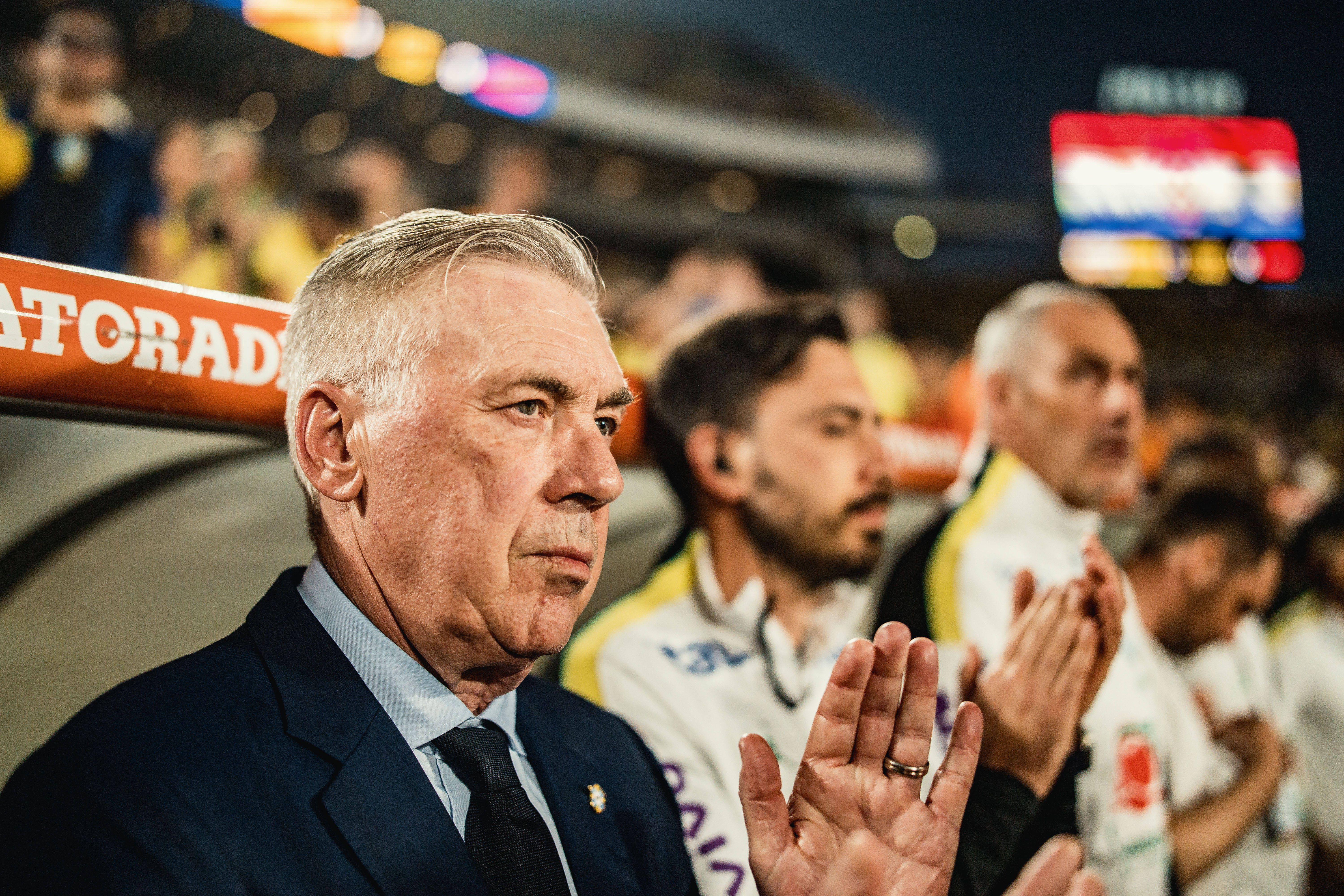 Carlo Ancelotti, selecionador do Brasil - Nacionalidade: Italiana
