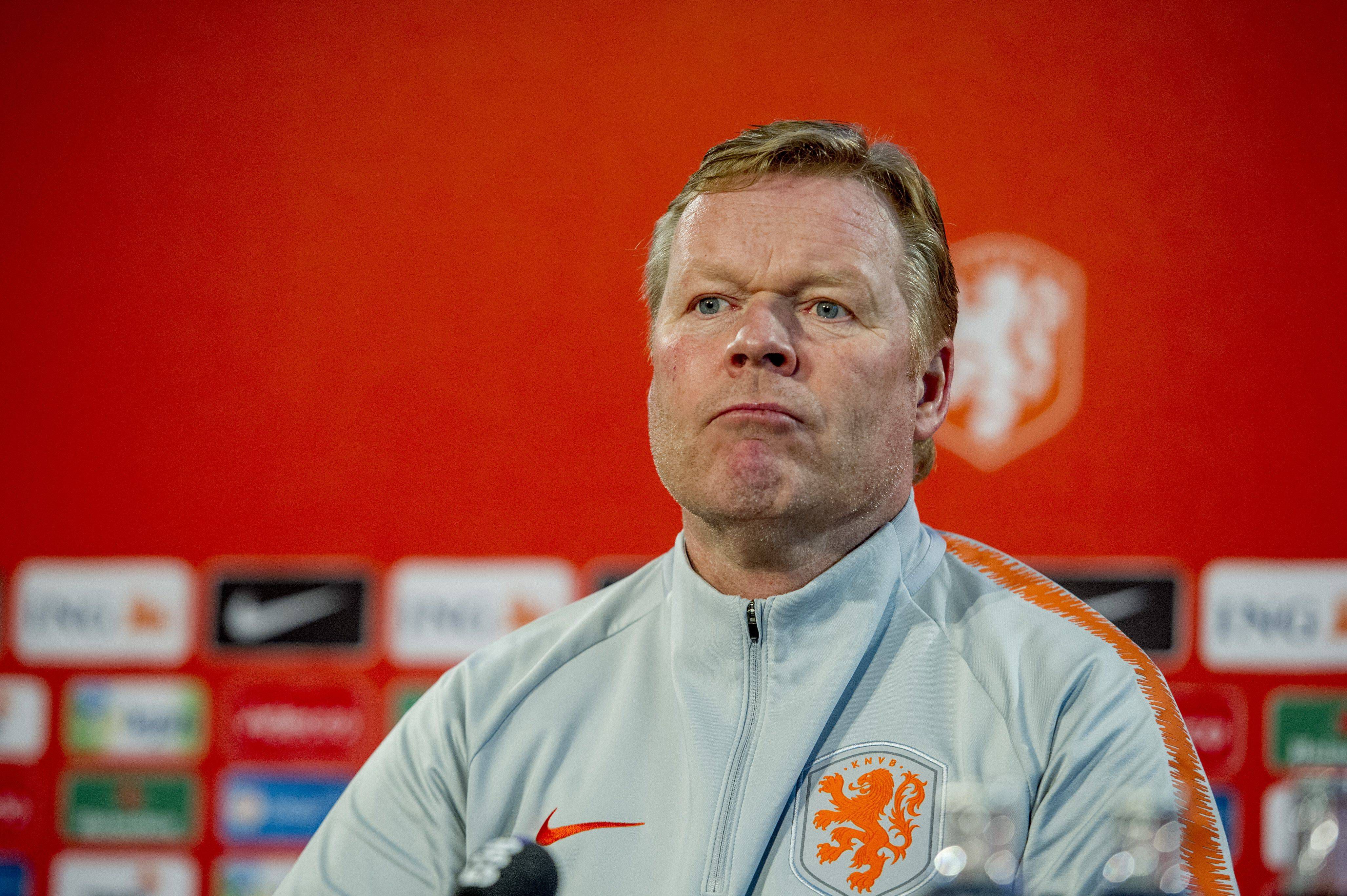 Ronald Koeman, selecionador dos Países Baixos - Nacionalidade: Países Baixos