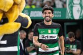 Ricardo Esgaio a festejar a conquista do bicampeonato em Alvalade