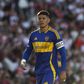 Marcos Rojo com a braçadeira de capitão no Boca Juniors