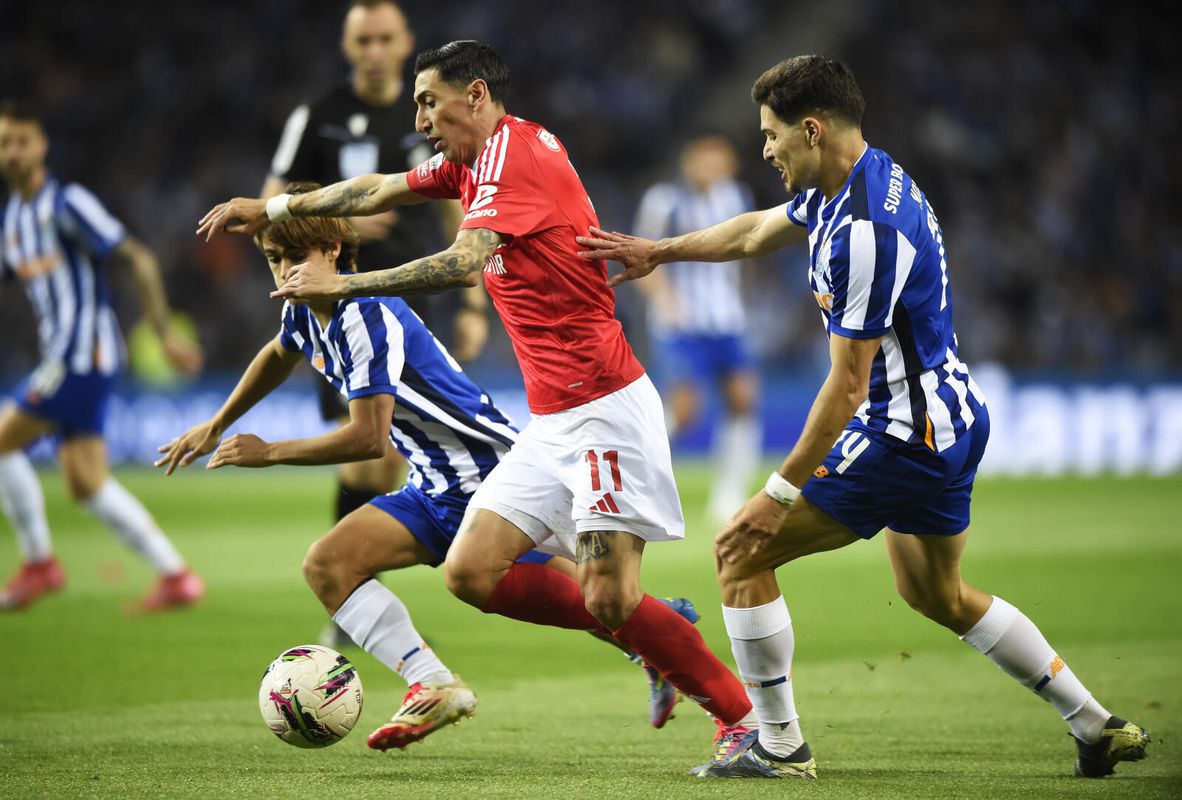 Benfica: a estatística que faz brilhar mais Di María